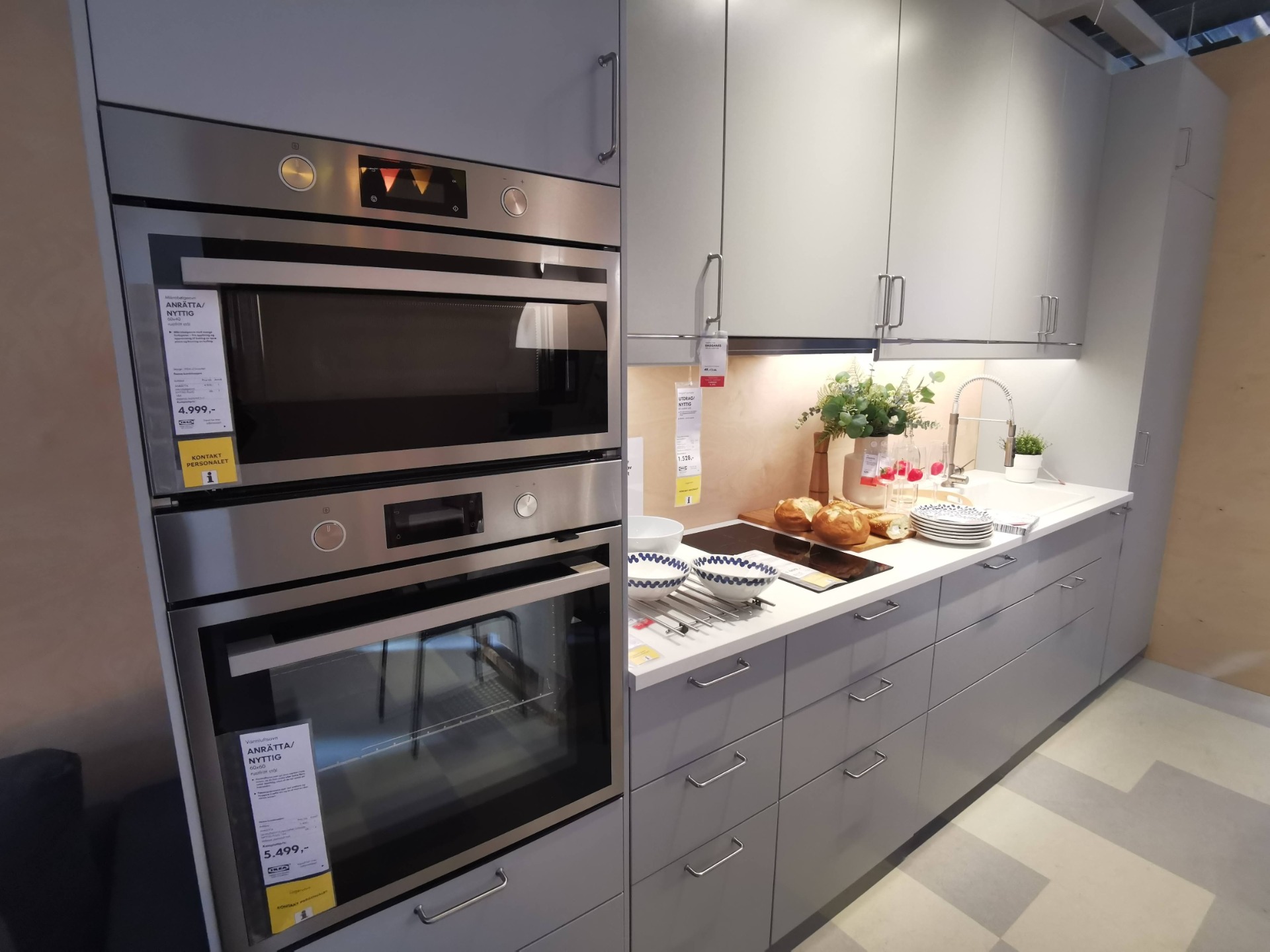 The Timeless Elegance of IKEA VEDDINGE Grey Kitchen Cabinets